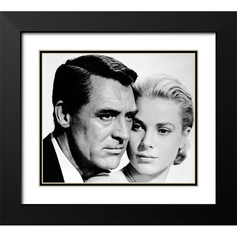 Cary Grant - To Catch A Thief Black Modern Wood Framed Art Print with Double Matting by Hollywood Photo Archive