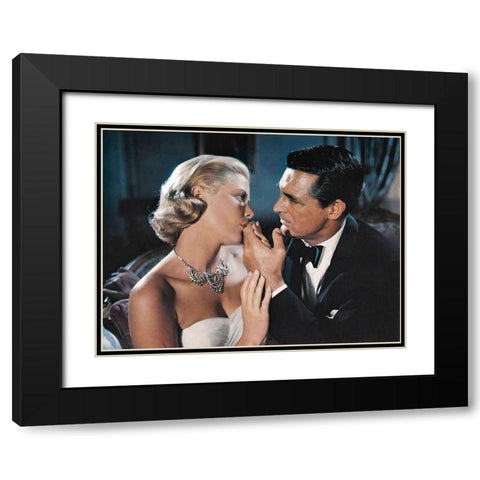 Cary Grant - To Catch A Thief Black Modern Wood Framed Art Print with Double Matting by Hollywood Photo Archive