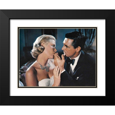 Cary Grant - To Catch A Thief Black Modern Wood Framed Art Print with Double Matting by Hollywood Photo Archive