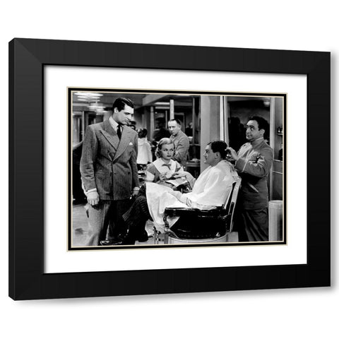 Cary Grant - Big Brown Eyes Black Modern Wood Framed Art Print with Double Matting by Hollywood Photo Archive