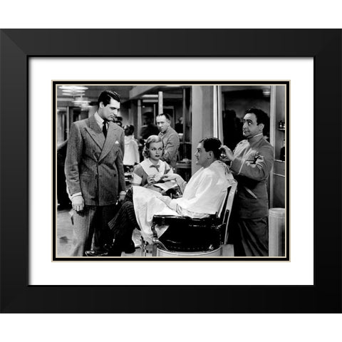 Cary Grant - Big Brown Eyes Black Modern Wood Framed Art Print with Double Matting by Hollywood Photo Archive