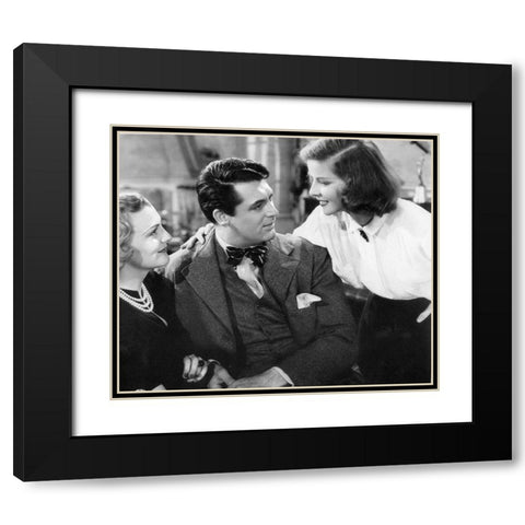 Cary Grant - Holiday Black Modern Wood Framed Art Print with Double Matting by Hollywood Photo Archive