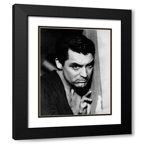 Cary Grant - The Talk of the Town Black Modern Wood Framed Art Print with Double Matting by Hollywood Photo Archive