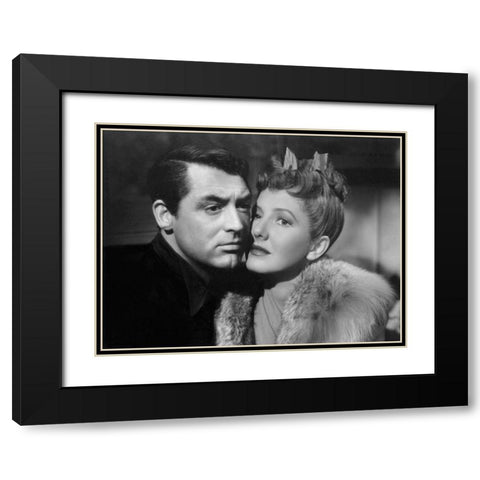 Cary Grant - The Talk of the Town Black Modern Wood Framed Art Print with Double Matting by Hollywood Photo Archive