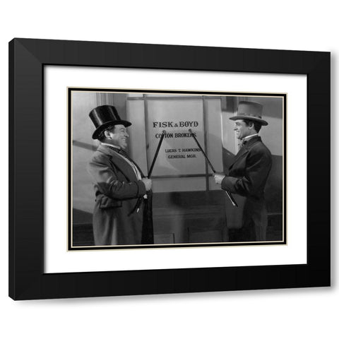 Cary Grant - The Talk of the Town Black Modern Wood Framed Art Print with Double Matting by Hollywood Photo Archive