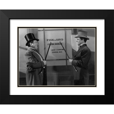 Cary Grant - The Talk of the Town Black Modern Wood Framed Art Print with Double Matting by Hollywood Photo Archive