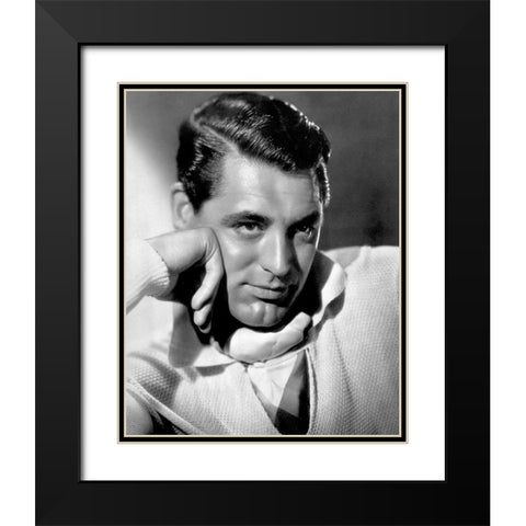 Cary Grant - The Talk of the Town Black Modern Wood Framed Art Print with Double Matting by Hollywood Photo Archive
