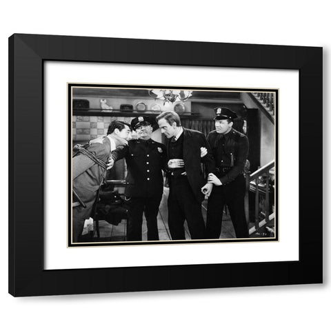 Cary Grant - Arsenic and Old Lace Black Modern Wood Framed Art Print with Double Matting by Hollywood Photo Archive
