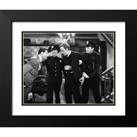 Cary Grant - Arsenic and Old Lace Black Modern Wood Framed Art Print with Double Matting by Hollywood Photo Archive