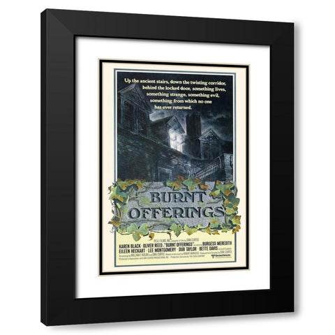 Burnt Offerings Black Modern Wood Framed Art Print with Double Matting by Hollywood Photo Archive