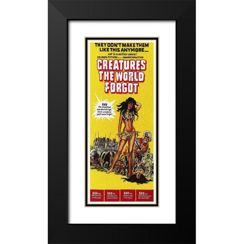 Creatures the World Forgot Black Modern Wood Framed Art Print with Double Matting by Hollywood Photo Archive