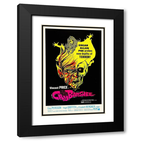 Cry of the Banshee Black Modern Wood Framed Art Print with Double Matting by Hollywood Photo Archive