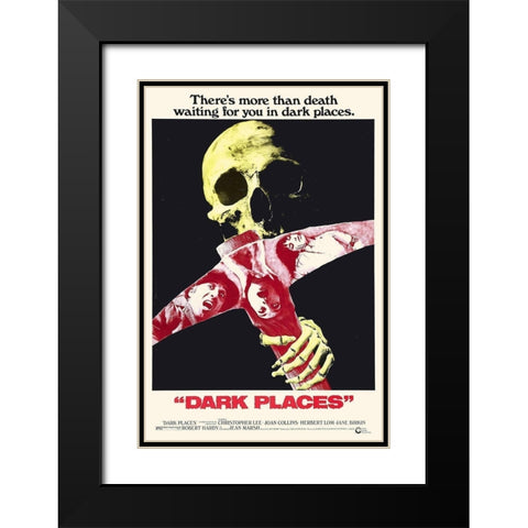Dark Places Black Modern Wood Framed Art Print with Double Matting by Hollywood Photo Archive
