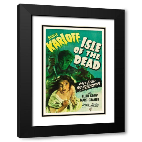Ilse of the Dead RKO 1945 Black Modern Wood Framed Art Print with Double Matting by Hollywood Photo Archive