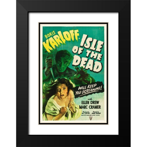Ilse of the Dead RKO 1945 Black Modern Wood Framed Art Print with Double Matting by Hollywood Photo Archive