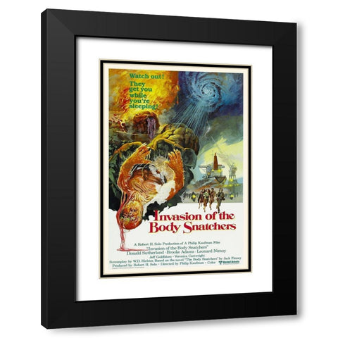 Invasion of the Body Snatchers 1978 Black Modern Wood Framed Art Print with Double Matting by Hollywood Photo Archive
