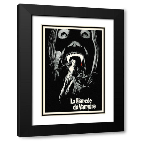 La Fiancee du Vampire Black Modern Wood Framed Art Print with Double Matting by Hollywood Photo Archive