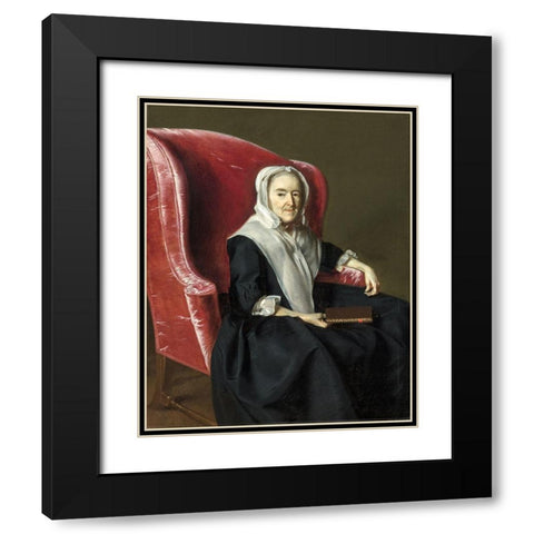 Anna Dummer Powell Black Modern Wood Framed Art Print with Double Matting by Copley, John Singleton