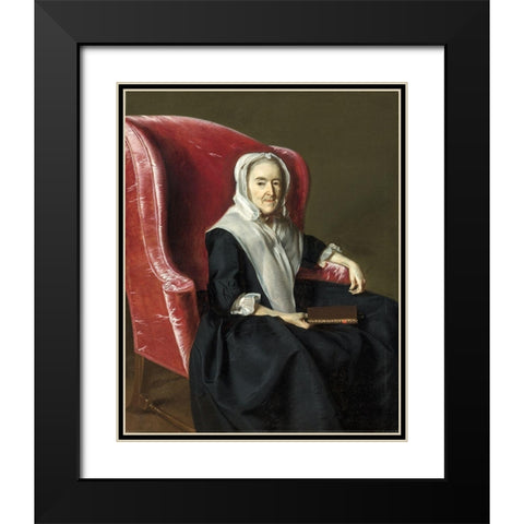 Anna Dummer Powell Black Modern Wood Framed Art Print with Double Matting by Copley, John Singleton