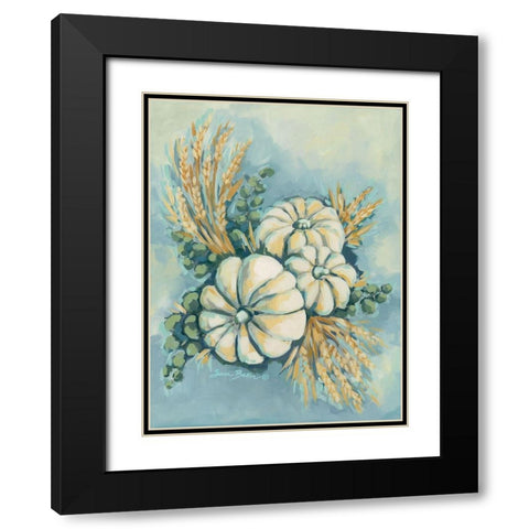 Blue Harvest I Black Modern Wood Framed Art Print with Double Matting by Baker, Sara