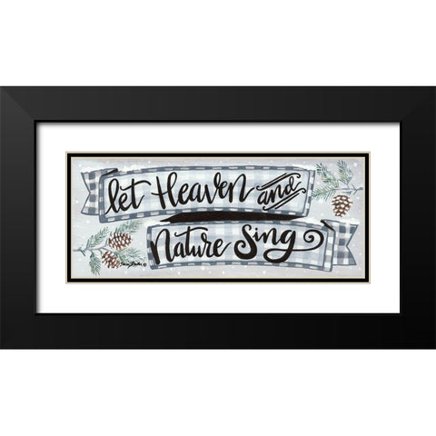 Heaven and Nature   Black Modern Wood Framed Art Print with Double Matting by Baker, Sara