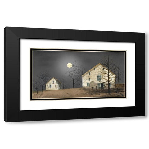Still of the Night Black Modern Wood Framed Art Print with Double Matting by Jacobs, Billy