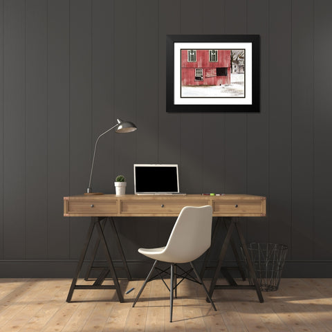 The Mouser Black Modern Wood Framed Art Print with Double Matting by Jacobs, Billy