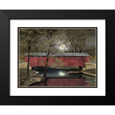 Warm Summers Eve Black Modern Wood Framed Art Print with Double Matting by Jacobs, Billy