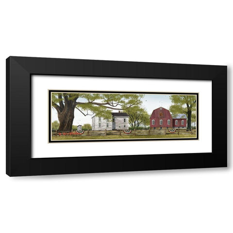 Sweet Summertime Black Modern Wood Framed Art Print with Double Matting by Jacobs, Billy