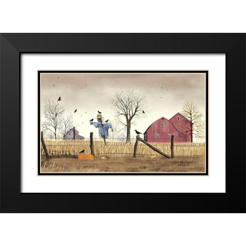 After the Harvest Black Modern Wood Framed Art Print with Double Matting by Jacobs, Billy