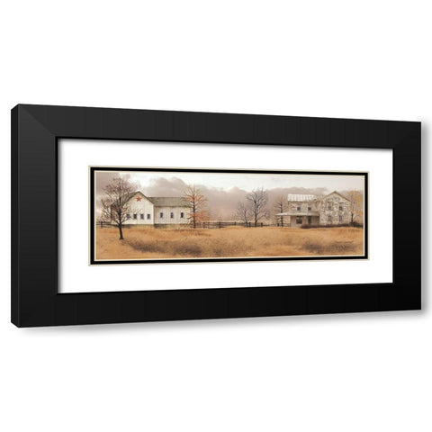 Peaceful Homestead Black Modern Wood Framed Art Print with Double Matting by Jacobs, Billy