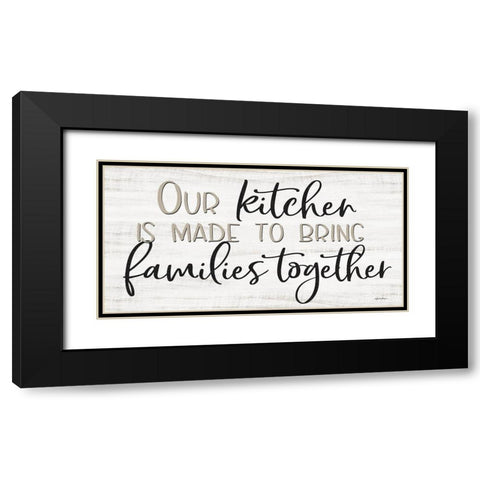 Our Kitchen Black Modern Wood Framed Art Print with Double Matting by Boyer, Susie