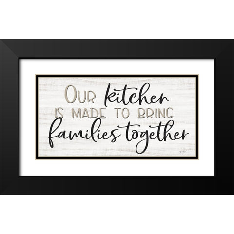 Our Kitchen Black Modern Wood Framed Art Print with Double Matting by Boyer, Susie