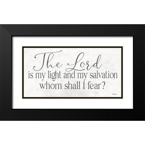 The Lord Black Modern Wood Framed Art Print with Double Matting by Boyer, Susie