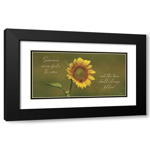 Summer Never Fails to Come Black Modern Wood Framed Art Print with Double Matting by Boyer, Susie