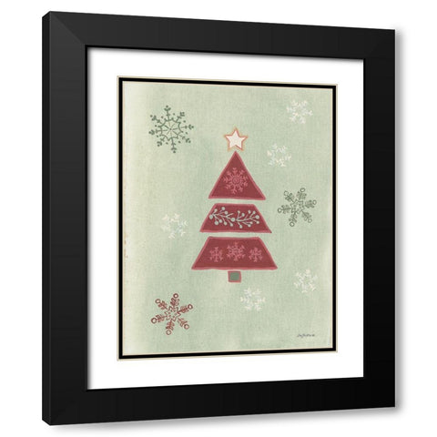 Holiday Cheer III Black Modern Wood Framed Art Print with Double Matting by Britton, Pam