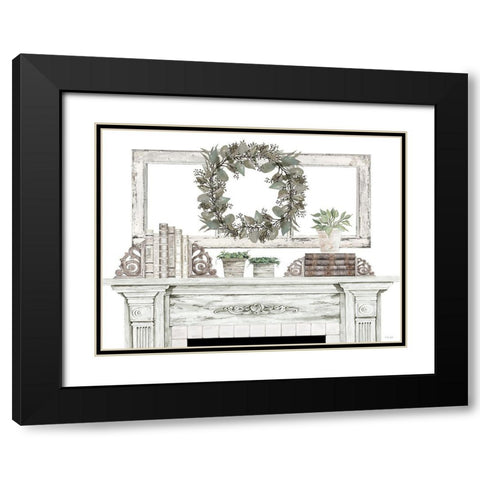 Timeless Beauty Black Modern Wood Framed Art Print with Double Matting by Jacobs, Cindy