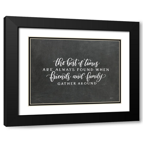 The Best of Times Black Modern Wood Framed Art Print with Double Matting by Imperfect Dust
