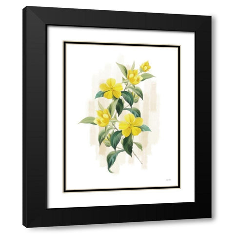 Goldilocks II Black Modern Wood Framed Art Print with Double Matting by House Fenway