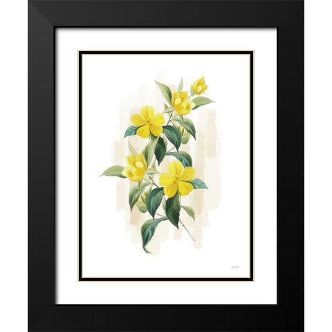 Goldilocks II Black Modern Wood Framed Art Print with Double Matting by House Fenway