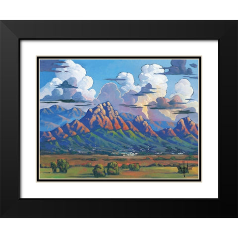 The Heavens Declare… Black Modern Wood Framed Art Print with Double Matting by Hawkins, William