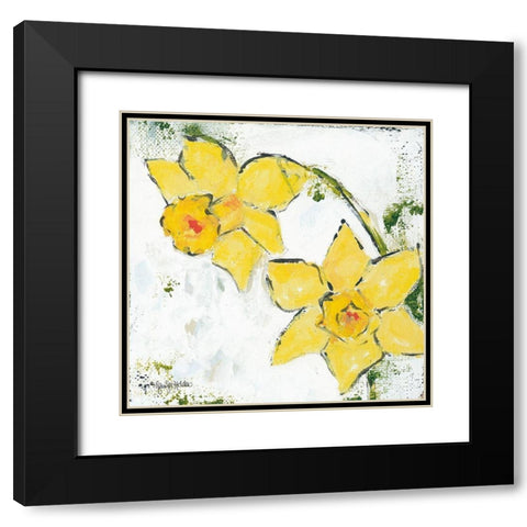 Spring Has Sprung III Black Modern Wood Framed Art Print with Double Matting by Holden, Jennifer
