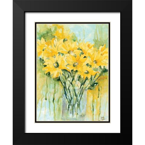 Vase of Cheer Black Modern Wood Framed Art Print with Double Matting by Holden, Jennifer