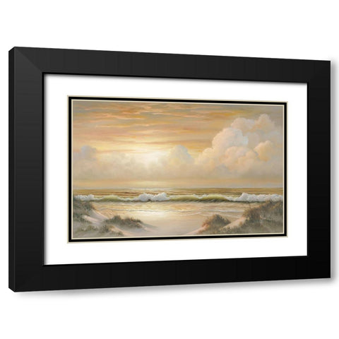 Dusk Black Modern Wood Framed Art Print with Double Matting by Jaxn Blvd.