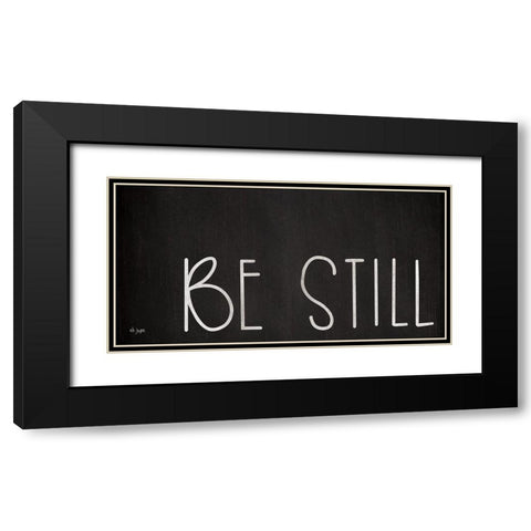 Be Still My Heart I Black Modern Wood Framed Art Print with Double Matting by Jaxn Blvd.