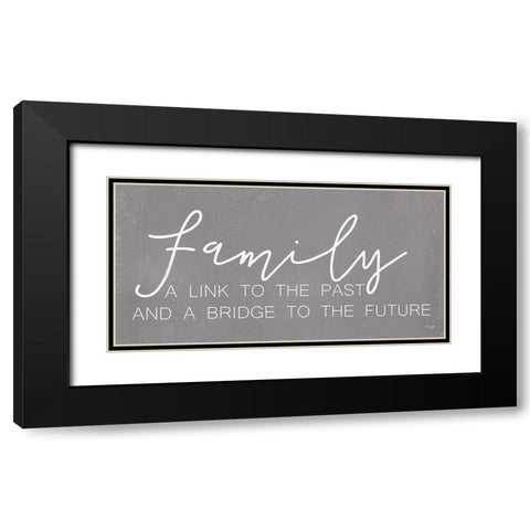 Family Past and Future Black Modern Wood Framed Art Print with Double Matting by Jaxn Blvd.