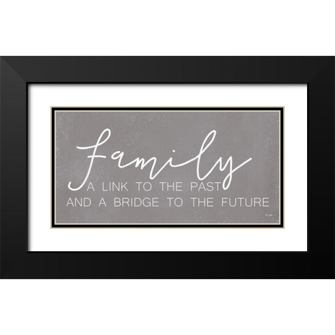 Family Past and Future Black Modern Wood Framed Art Print with Double Matting by Jaxn Blvd.