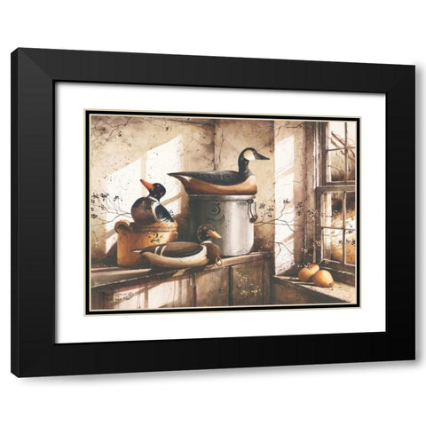 Crocks and Foul Black Modern Wood Framed Art Print with Double Matting by Rossini, John