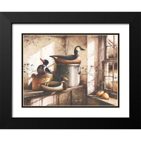 Crocks and Foul Black Modern Wood Framed Art Print with Double Matting by Rossini, John
