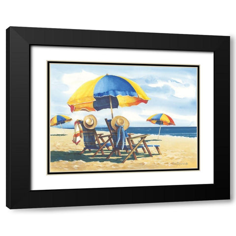 His And Hers Black Modern Wood Framed Art Print with Double Matting by Rossini, John
